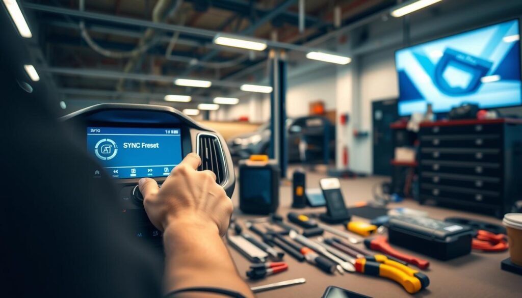 how to fix ford sync master reset problem