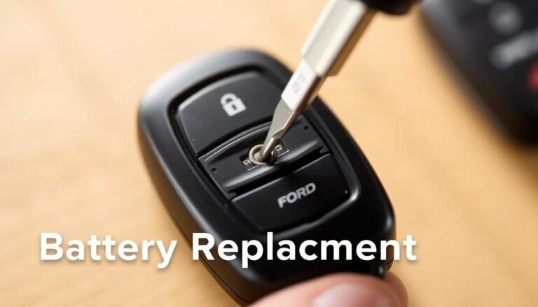 how to replace battery in key fob ford