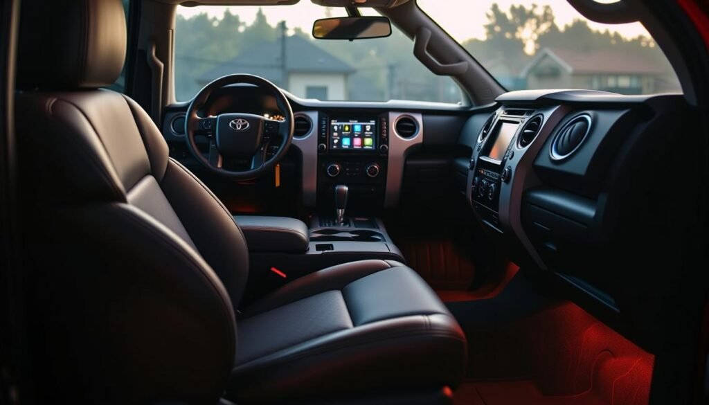 interior comfort in truck interiors