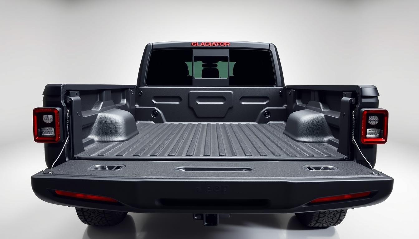 jeep gladiator bed dimensions