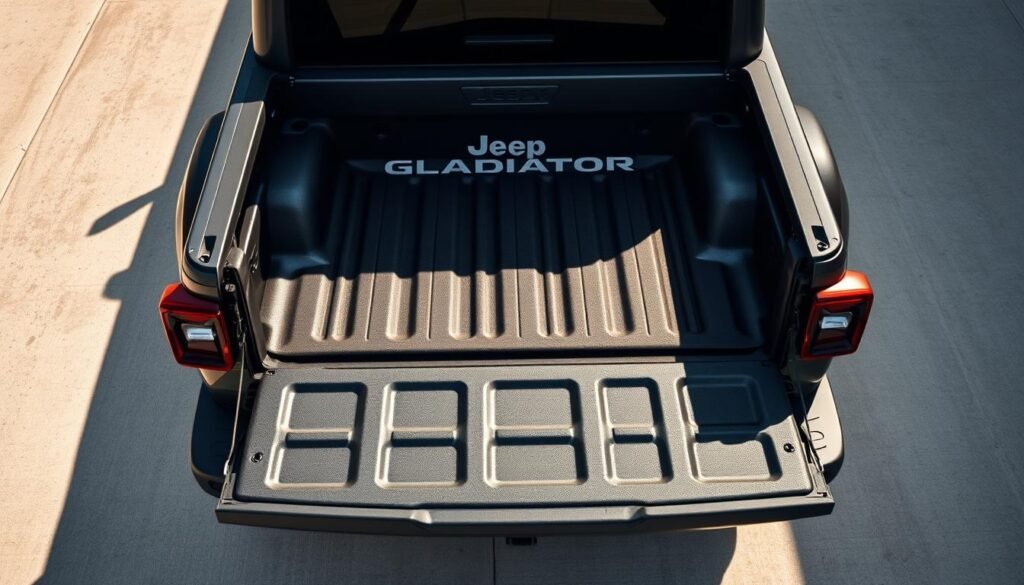 jeep gladiator truck bed size