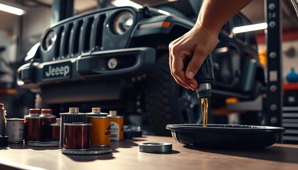 jeep wrangler oil change