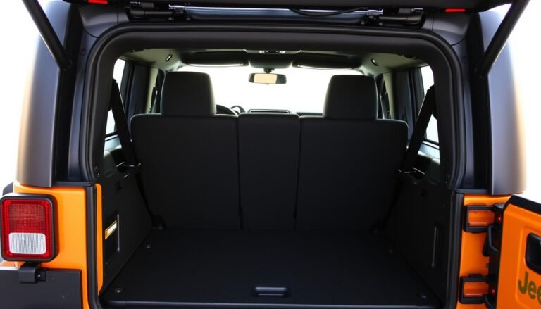 jeep wrangler trunk space