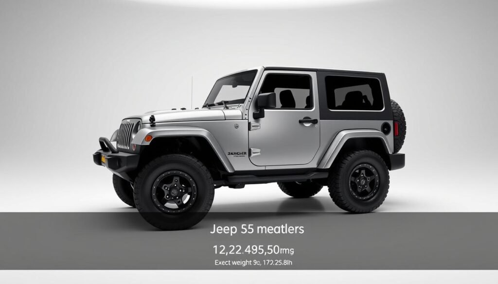 jeep wrangler weight specifications