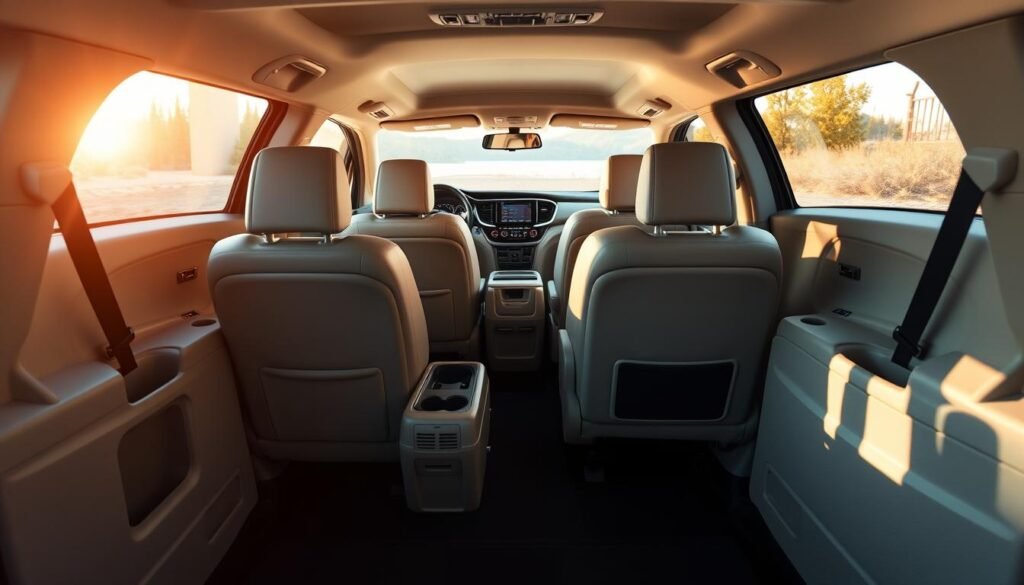 minivan interior space