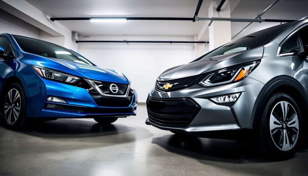 nissan leaf vs chevy bolt design nissan leaf vs chevy bolt design