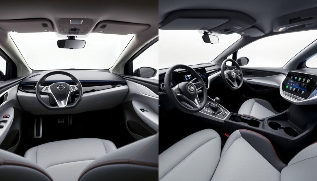 nissan leaf vs chevy bolt interior comparison nissan leaf vs chevy bolt interior comparison