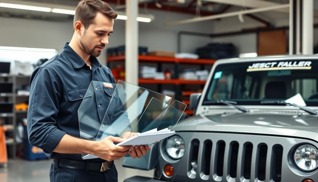 professional jeep wrangler windshield replacement provider