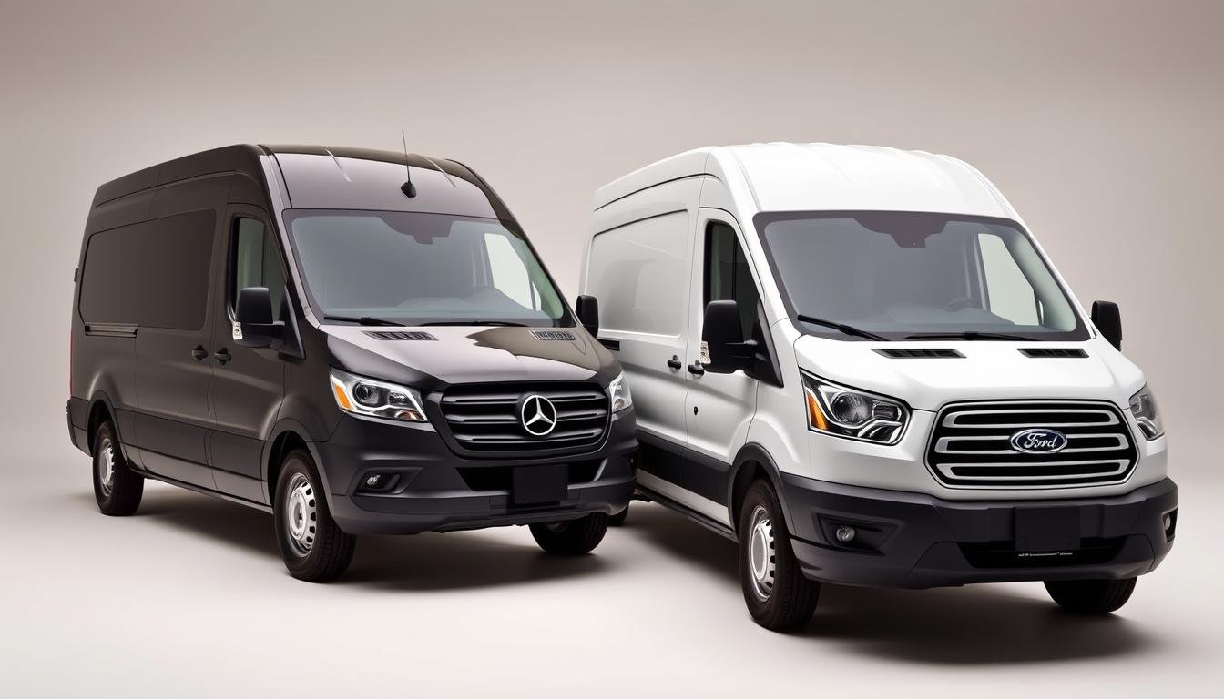 sprinter van vs ford transit