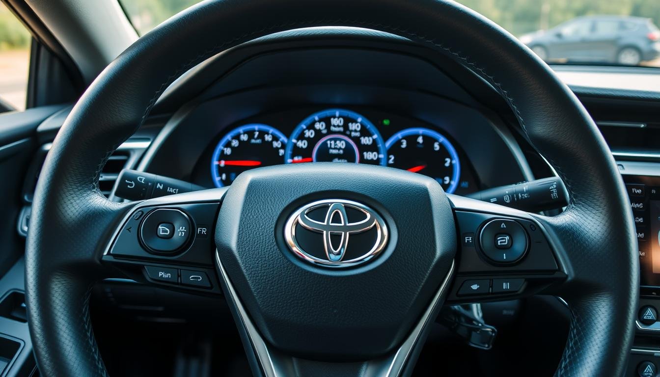 Dashboard Indicators Toyota Camry Wallpaper 8k