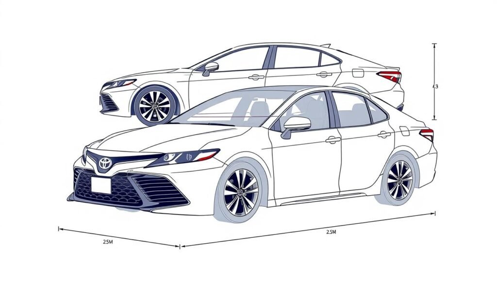 toyota camry dimensions