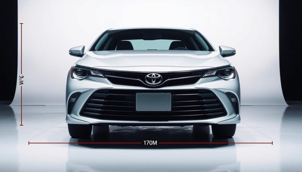toyota camry width and height specifications