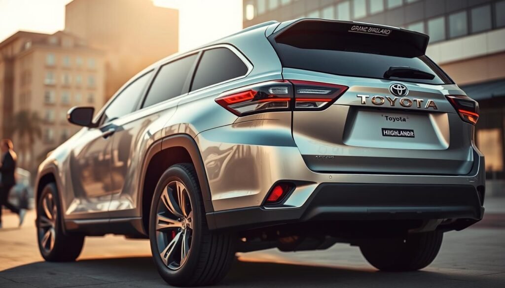 toyota grand highlander length specifications