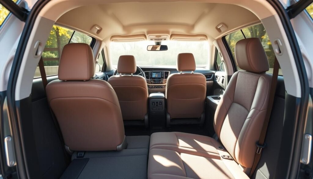 toyota highlander interior dimensions