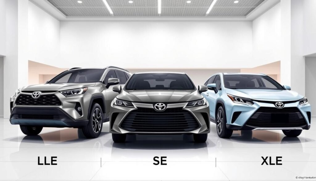 toyota le se xle differences explained