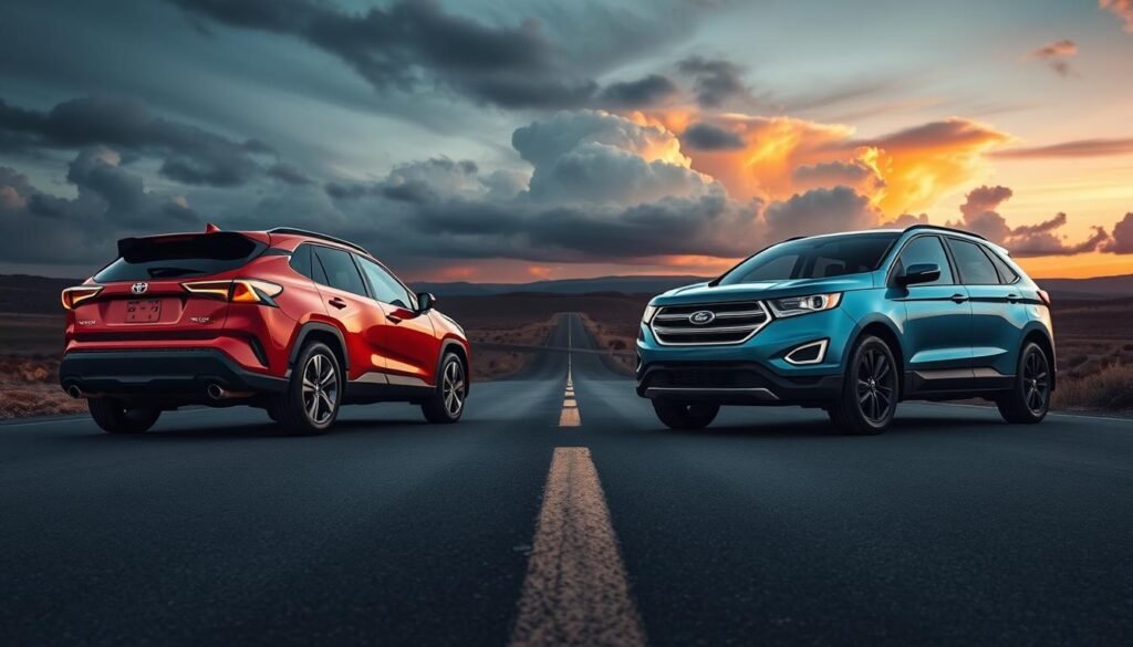toyota rav4 vs ford edge performance