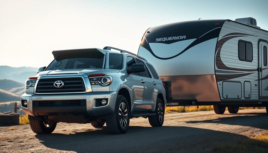 toyota sequoia towing features