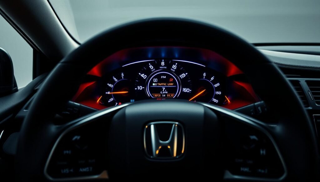 traffic light color system Honda Civic dashboard indicators