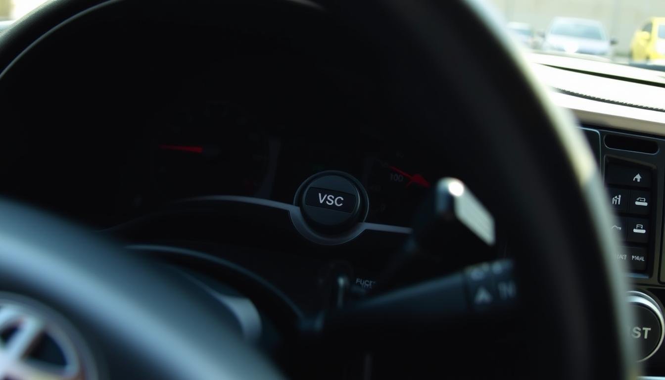 where is vsc button on toyota