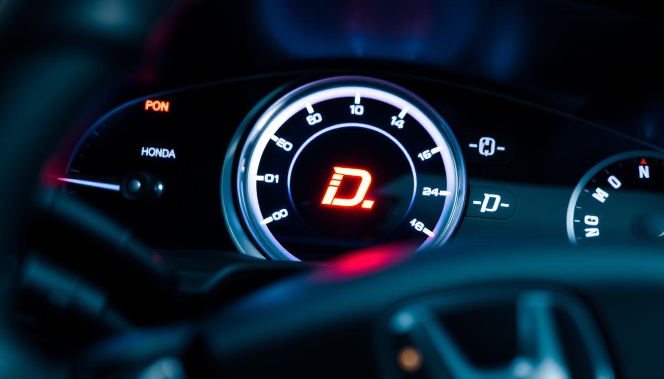 why is the d light blinking on my honda